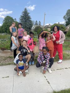 group of kids smiling